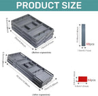 Adjustable Multilevel Drawer Organizer for Effortless Storage