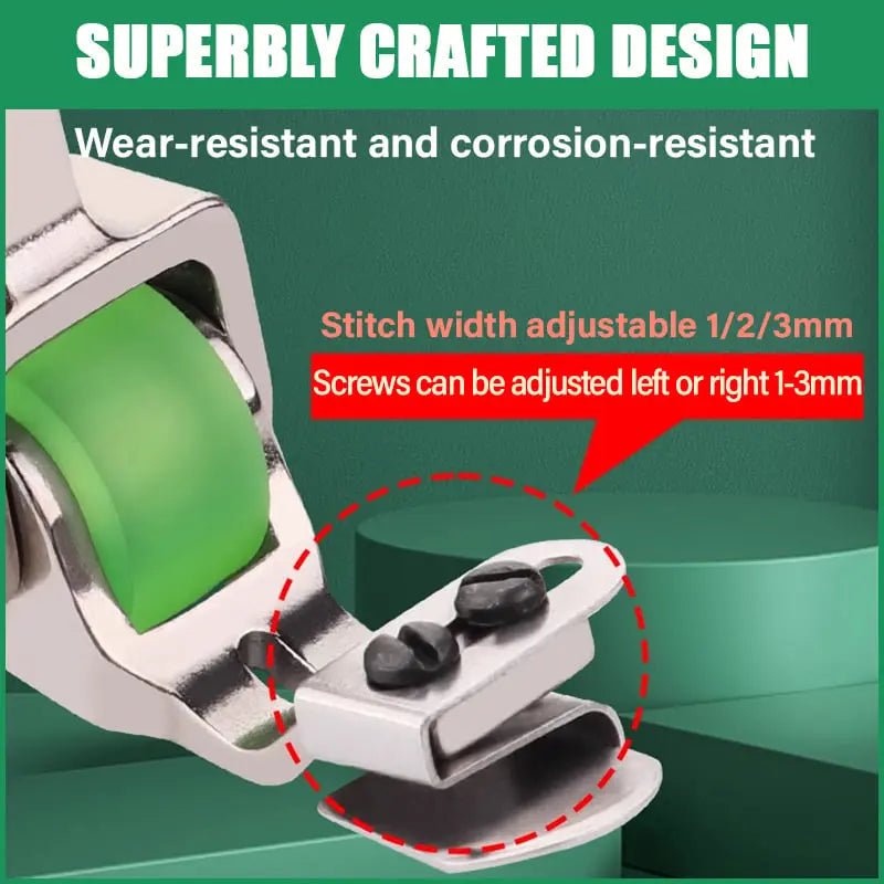 Adjustable Roll Hem Foot – Precise & Effortless Sewing
