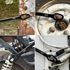 Adjustable Wrench with Double-Sided Self-Tightening Handle, Chrome Steel