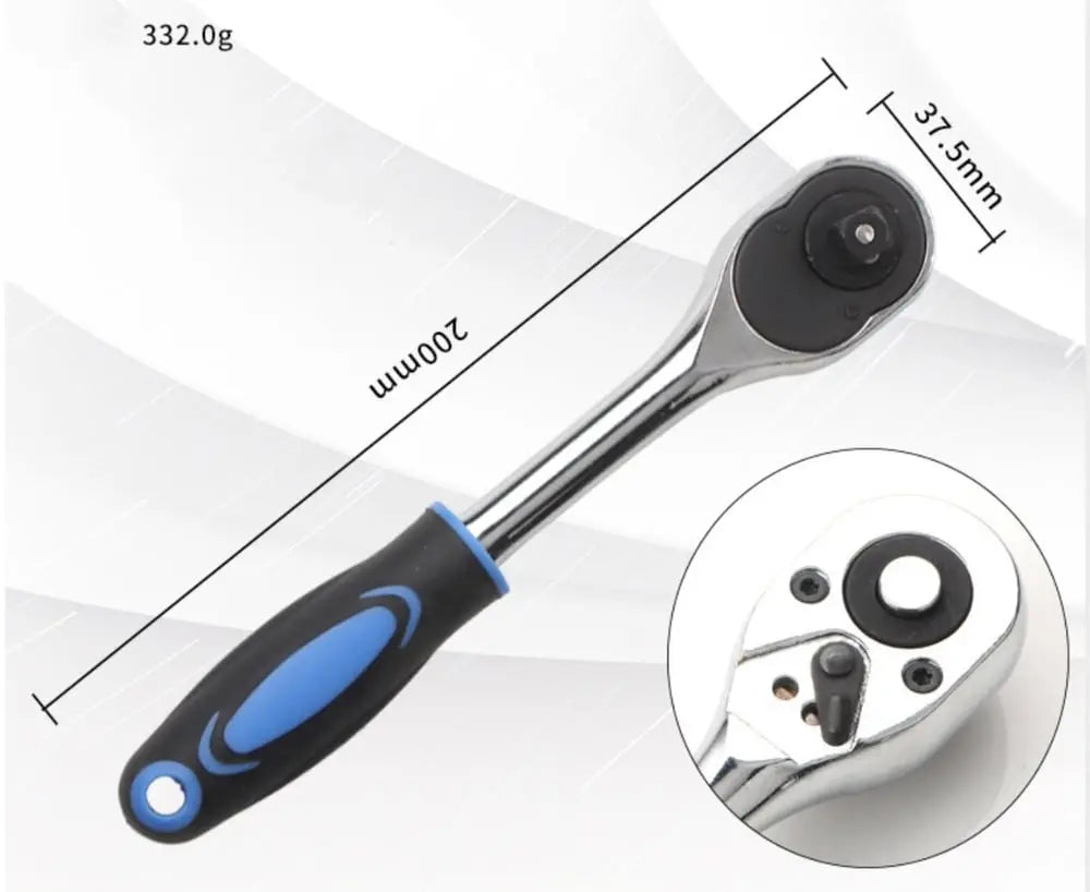 Adjustable Socket Wrench – Universal Tool 10-19mm for Quick Repairs