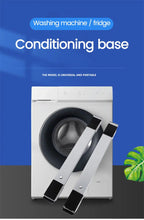 Adjustable Washing Machine Stand with Wheels