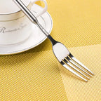 Adjustable Stainless Steel Cutlery Set with Extendable Fork and Spoon