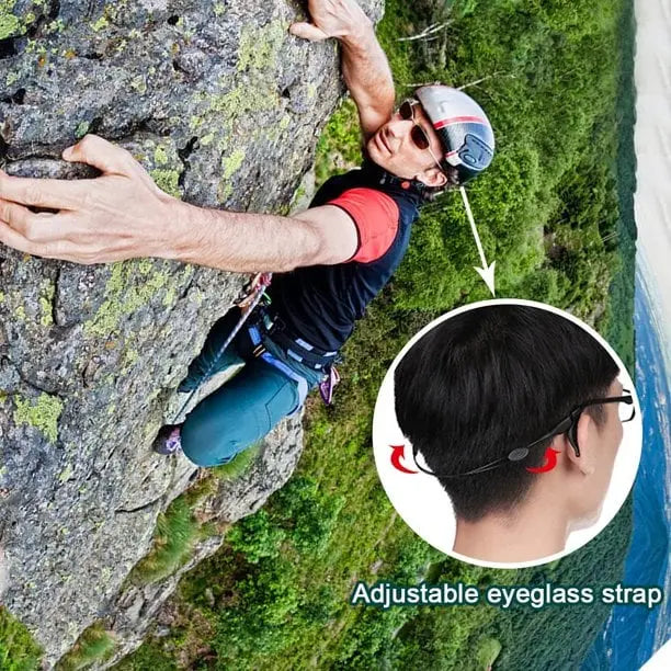 Adjustable Silicone Glasses Strap – Non-Slip & Skin-Friendly