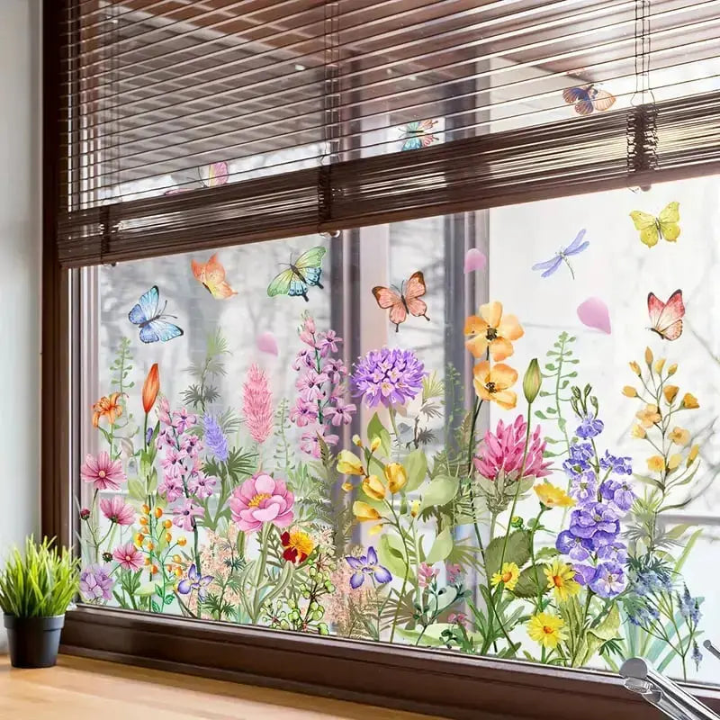 Transform your window into a flower paradise – visible for indoors & outdoors