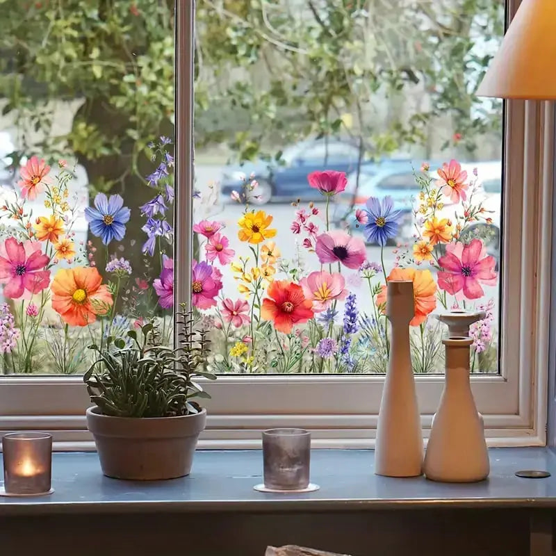 Transform your window into a flower paradise – visible for indoors & outdoors