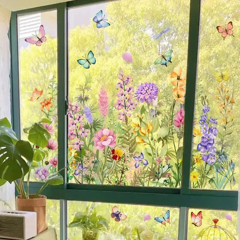 Transform your window into a flower paradise – visible for indoors & outdoors