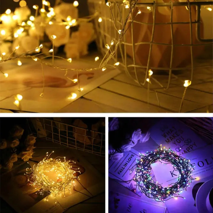 Enchanting LED Firework String Lights