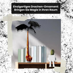 Enchanted Dragon Flames Bookend