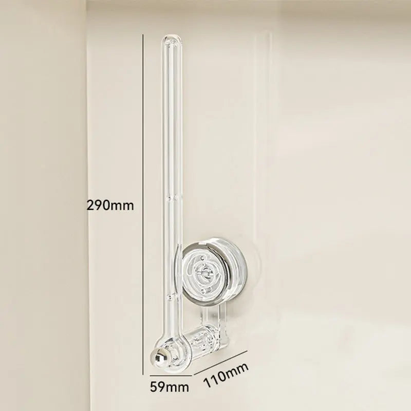 Kitchen roll holder with vacuum suction cup – Drill-free & reusable