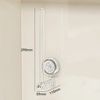 Kitchen roll holder with vacuum suction cup – Drill-free & reusable