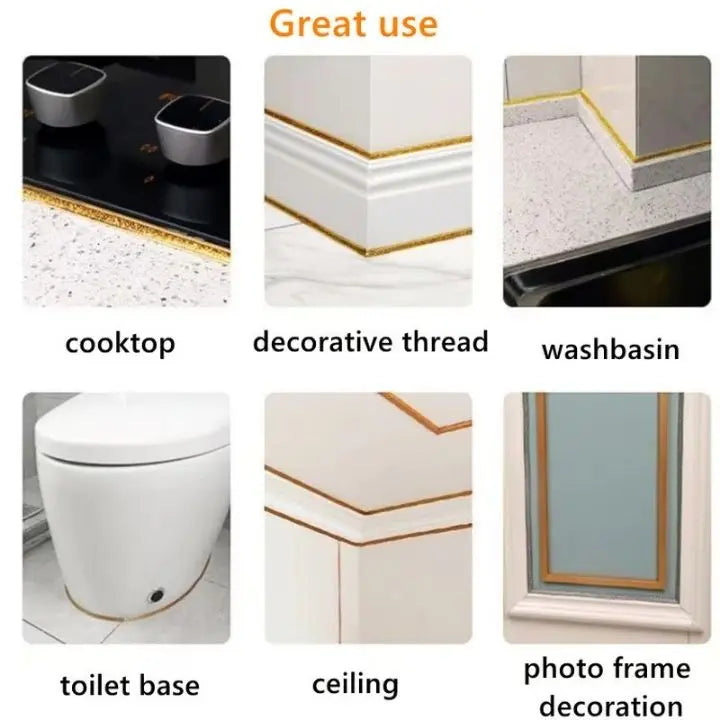 Versatile self-adhesive joint tape for ceramic tiles