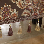 Vintessa Vintage Embroidered Tassel Tablecloth