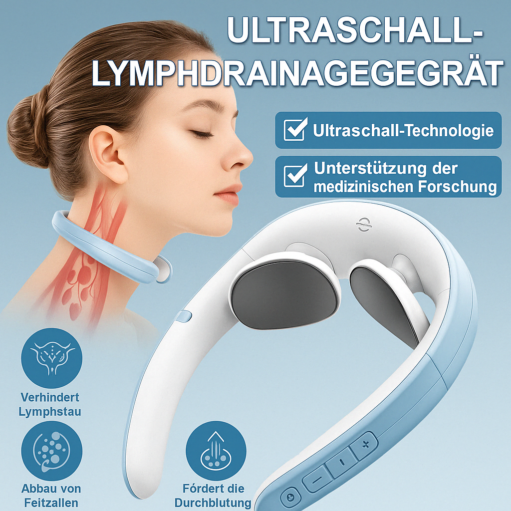 Vitalize Ultrasound Lymphatic Drainage Equipment for Cellulite and Fat Reduction Muscle Relaxation