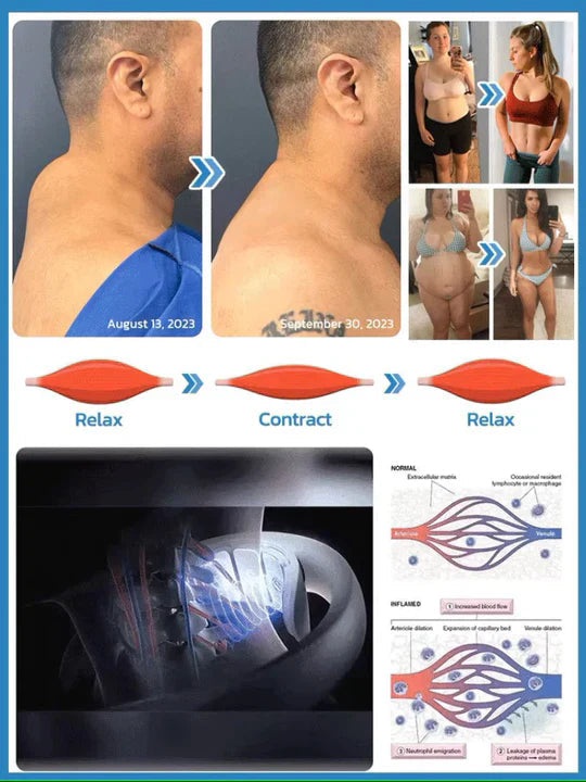 Vitalize Ultrasound Lymphatic Drainage Equipment for Cellulite and Fat Reduction Muscle Relaxation