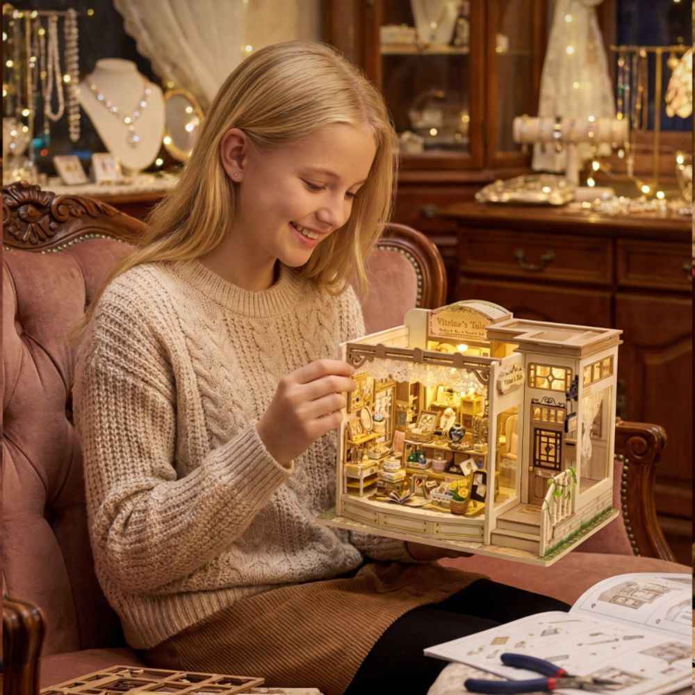 Vitrine's Tale DIY Mini House Kit l DIY Miniature Kit