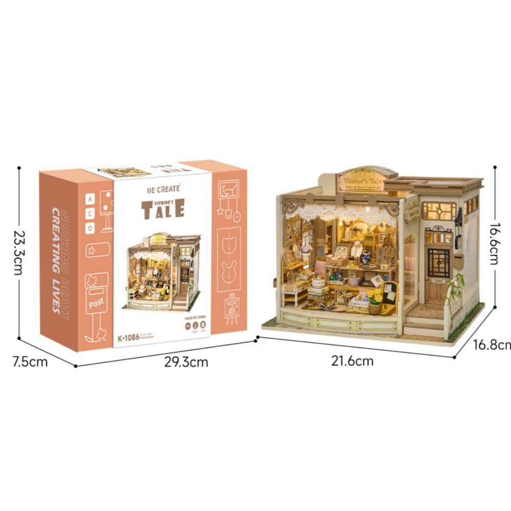 Vitrine's Tale DIY Mini House Kit l DIY Miniature Kit