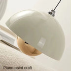 Elegant pendant lamp in pod shape with dimming function