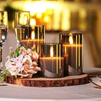 Wireless set for warm, safe light without an open flame