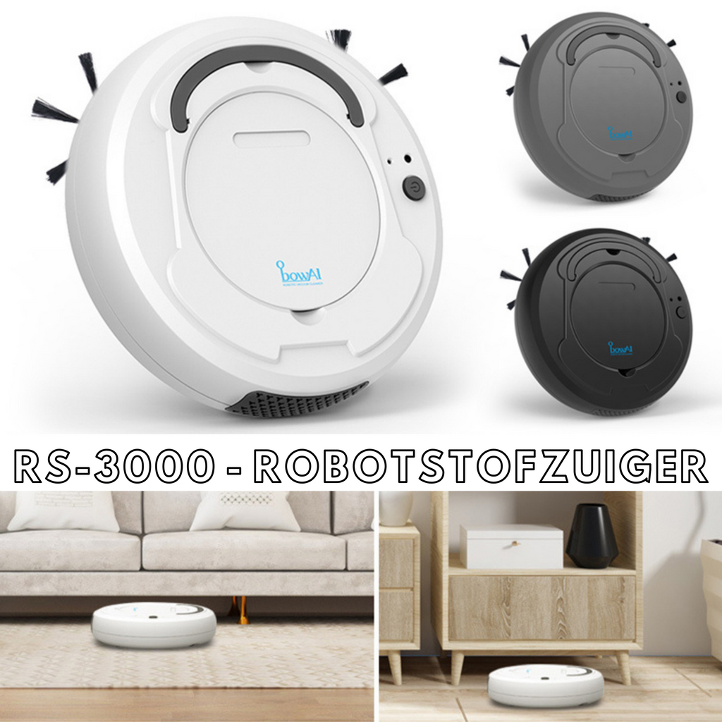 RS-3000 Robot Vacuum Cleaner | 3-in-1 Smart Automatic Vacuum Cleaner for Every Household