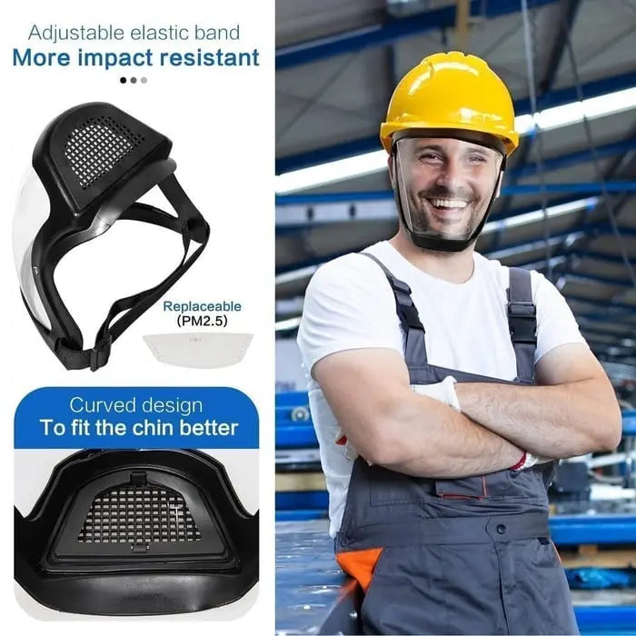 Full Face Shield Mask with Anti-Fog Function