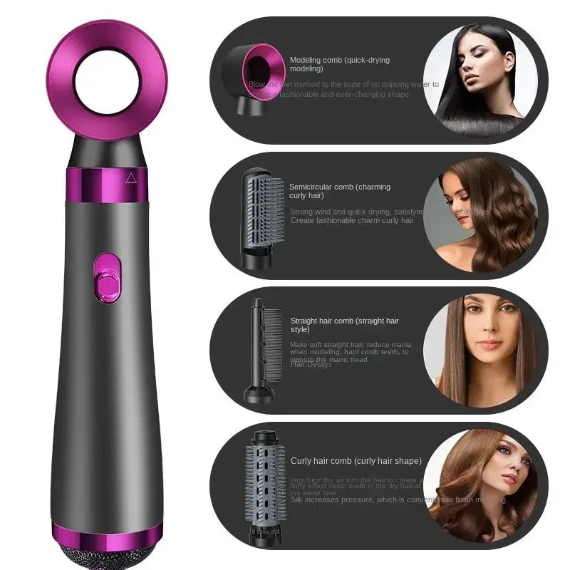 Hair dryer brush set