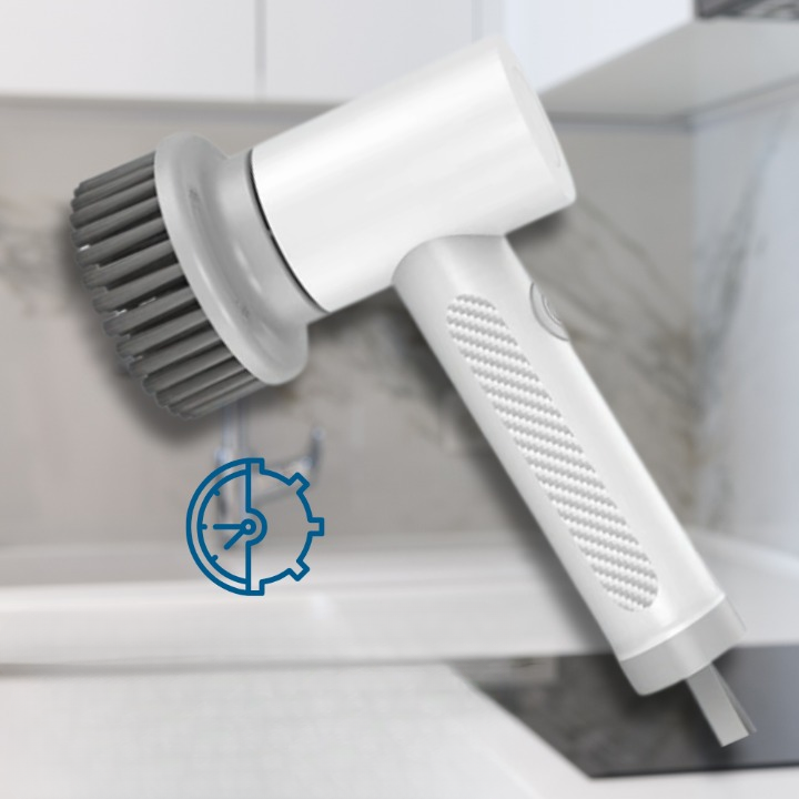 Electric Scrub Brush Professional Kitchen and Stove Cleaner