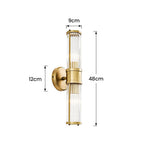 Classic wall lamp in gold – Luxurious lighting for bathroom and hallway