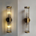 Classic wall lamp in gold – Luxurious lighting for bathroom and hallway