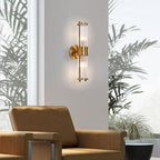Classic wall lamp in gold – Luxurious lighting for bathroom and hallway