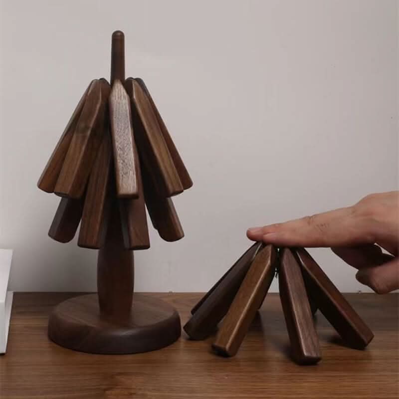 Elegant Walnut Table Mats for Noble & Cozy Dining Areas