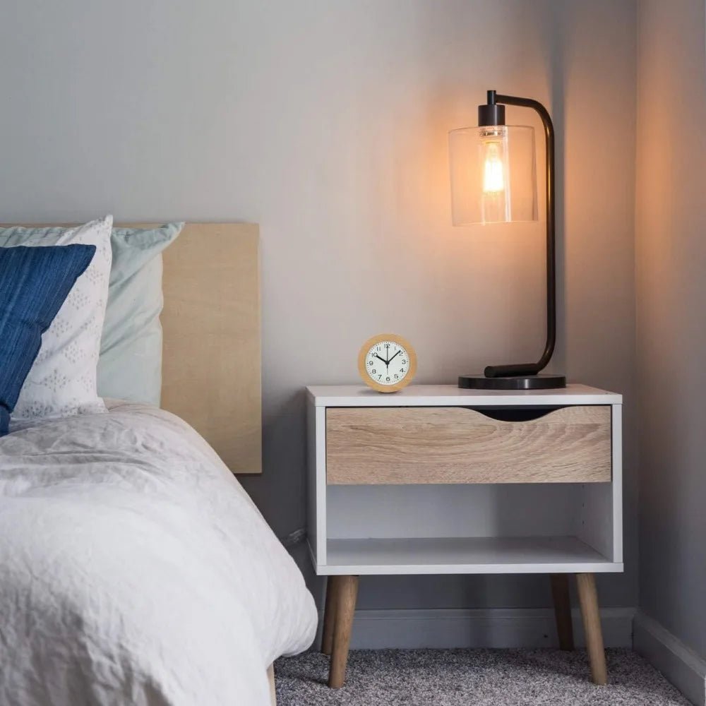 Silent Wooden Alarm Clock for Cozy Bedrooms