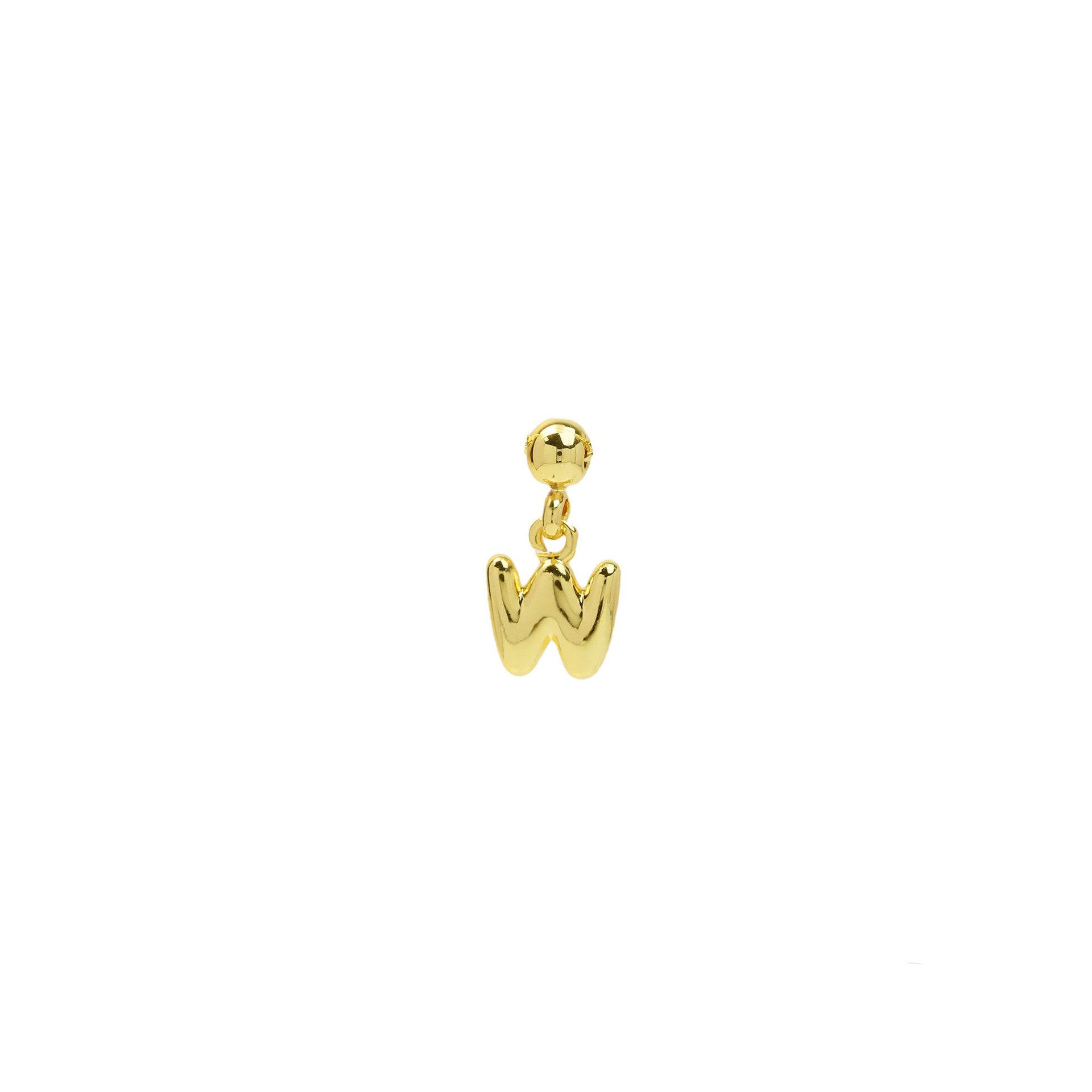Dainty Satellite Bubble Letter Name Necklace