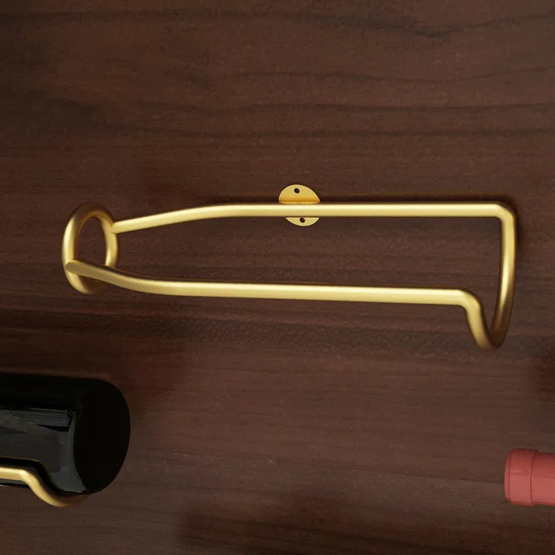 Wall-mounted wine rack holder for storing wine, beer, and champagne