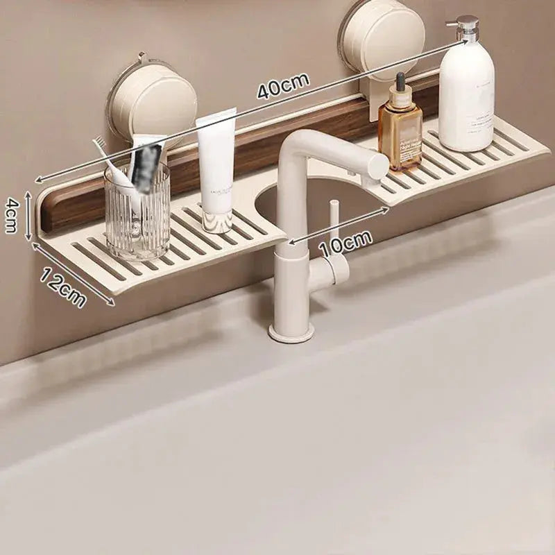 FlexiHold Premium Shelf — No more chaos and style that makes your sink the highlight