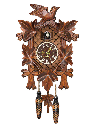 Vogelzang Nostalgic Cuckoo Clock – Wall Clock with Authentic Sound