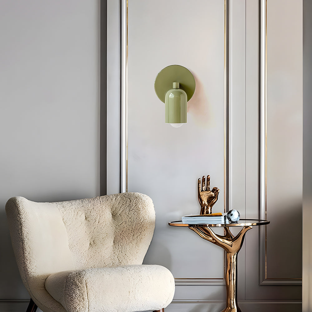 Modern Indoor Wall Lamp with Glass Shade – Minimalist Design