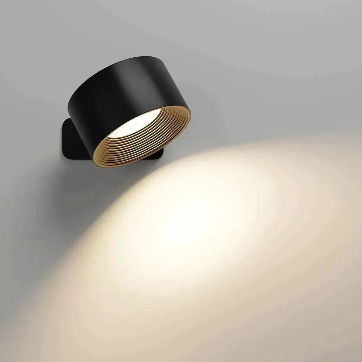 360° Wall Lamp – Wireless, USB rechargeable & 3 brightness levels for flexible lighting