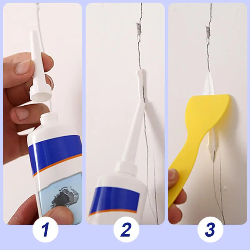 Wall repair paste – Immediately eliminate cracks, holes & scratches