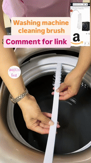 Washing Machine Crevice Cleaning Brush with Flexible Nylon Bristles