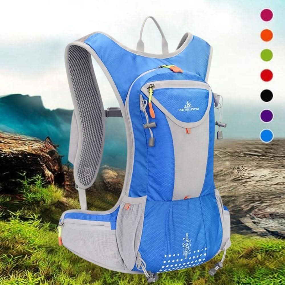 bike backpack with integrated hydration system & high wearing comfort