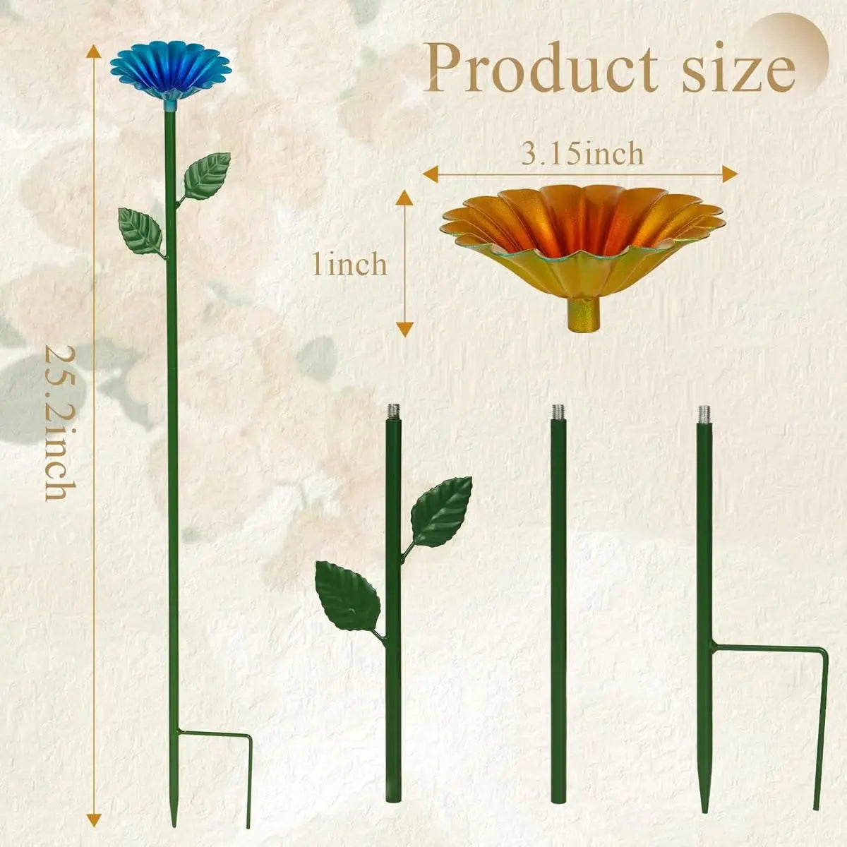 Colorful Water Troughs – Attracts Bees & Butterflies to Your Garden (4 Pieces)
