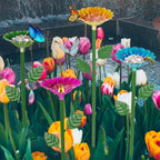 Colorful Water Troughs – Attracts Bees & Butterflies to Your Garden (4 Pieces)