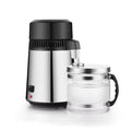 4L Distilled Water Machine 750W Stainless Steel Silver Pure Dew Machine Glass Pot Stainless Steel Household Distilled Water Manufacturing Machine