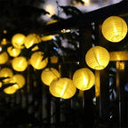 Solar Lantern String Light for Outdoors – Colorful Lanterns for Garden and Patio Lighting