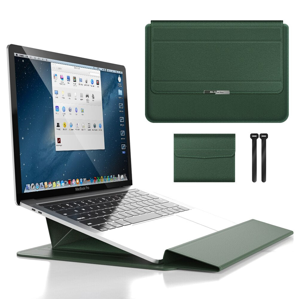 AuraGuard Waterproof Laptop Sleeve – Shockproof, Stylish Case for 14-Inch Laptops