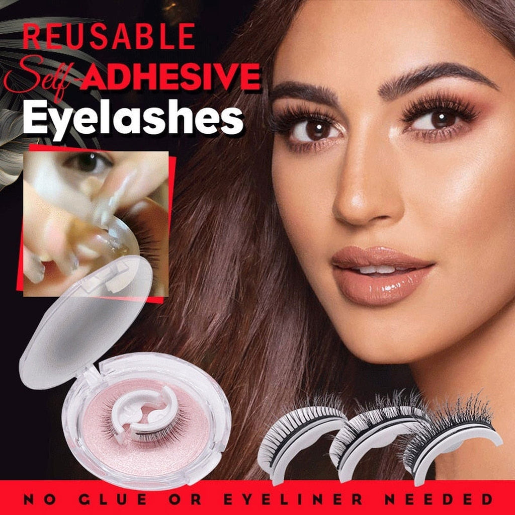 Waterproof – Reusable Self-adhesive Eyelashes