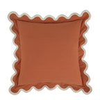 Wave Edge Cotton Cushion Cover