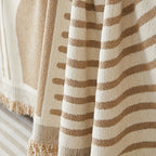 Wavy Stripe Boho Sofa Cover