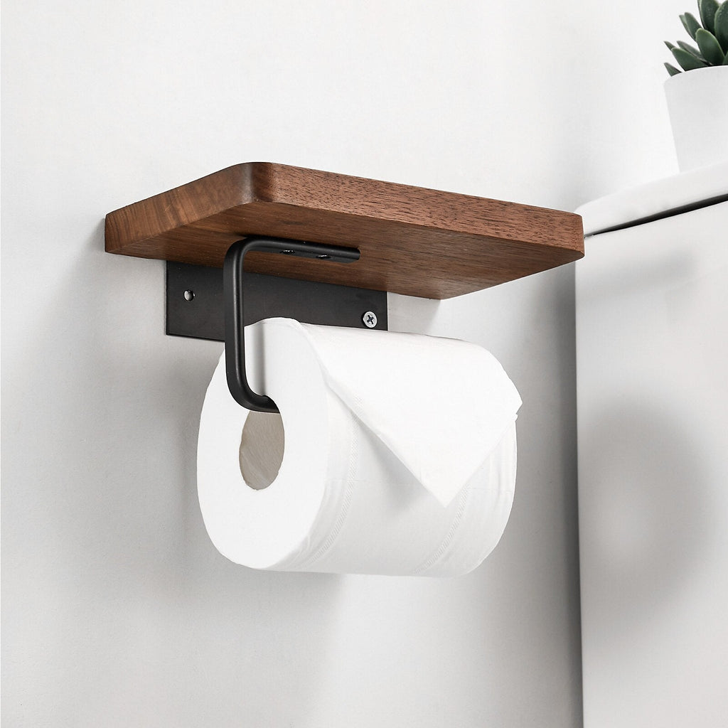 WoodEase Holder – Stylish Wooden Toilet Roll Holder