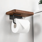 WoodEase Holder – Stylish Wooden Toilet Roll Holder